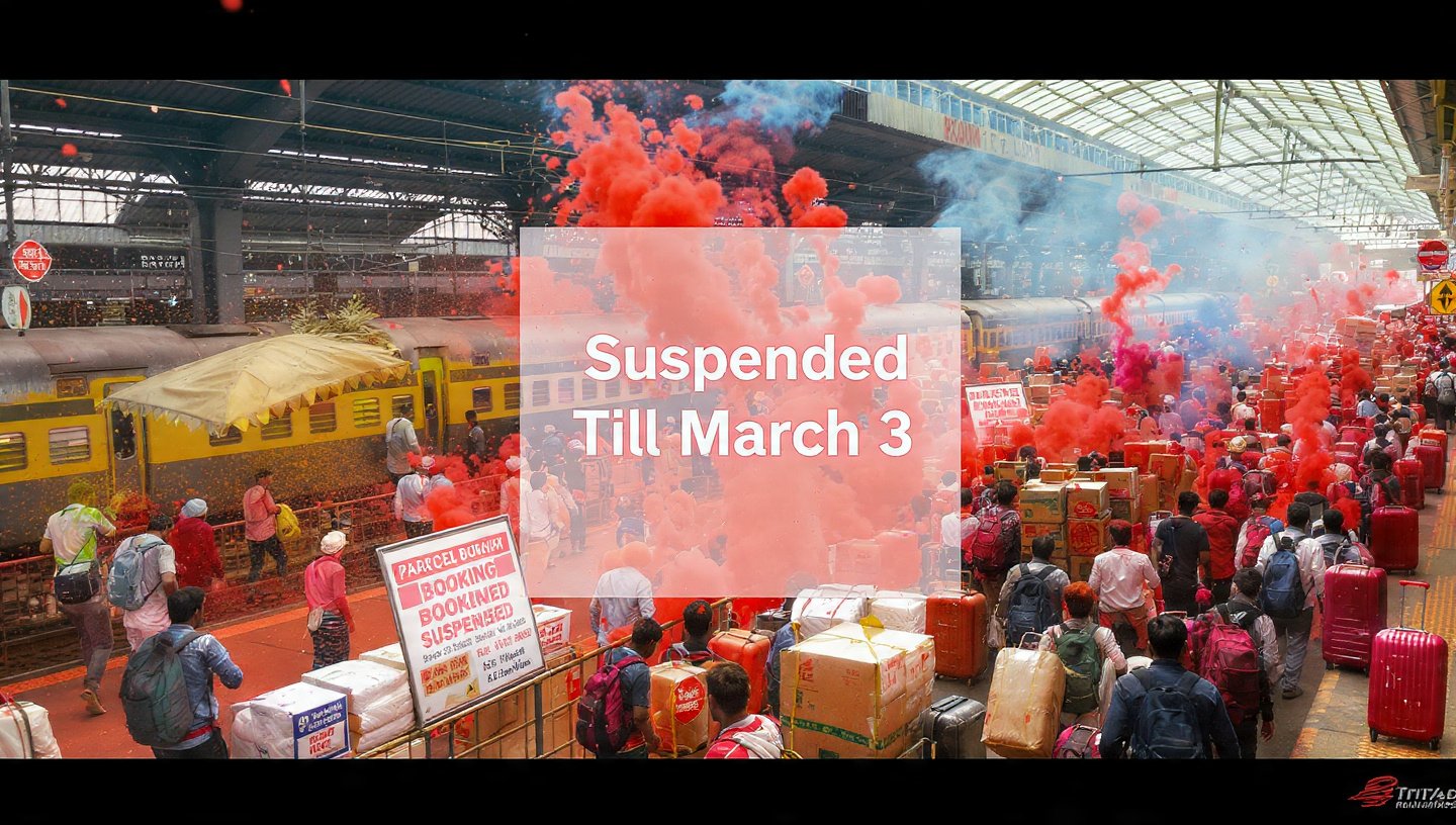 Parcel Booking Suspended New Delhi & Anand Vihar Till March 3, 2026